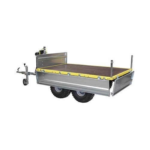 Tipper trailer with FD-1200 Iron Baltic platform