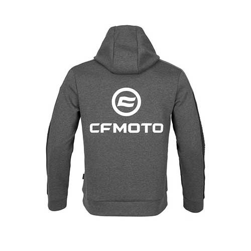 Gray male CFMOTO hoodie